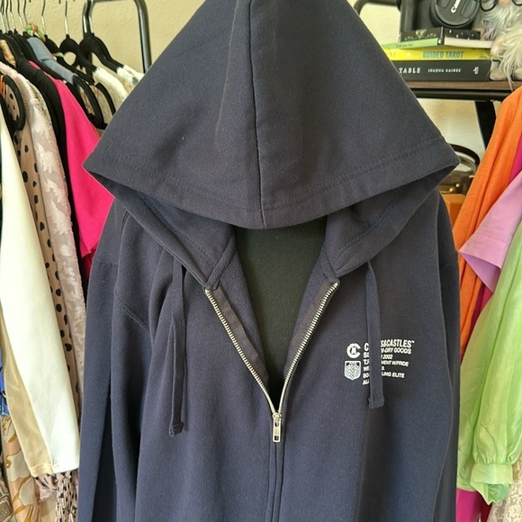 NWT sold out Crooks & Castles full zip hoodie size navy XXL - Picture 8 of 8